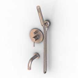 shower panel 3D Model Preview #7d6208e9