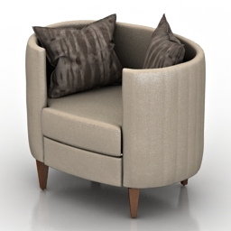 armchair shine by sho clarisse 3D Model Preview #56d61b67