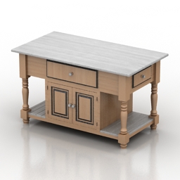 table kitchen 3D Model Preview #07f0c3c5