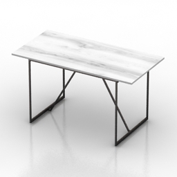 table desk 3D Model Preview #32bc400b
