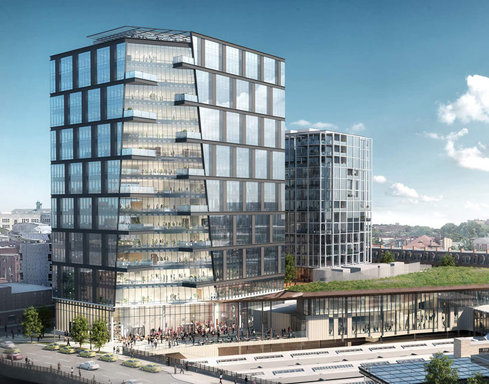 Train station by Gensler, Baltimore, USA