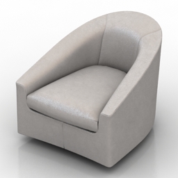 3D Armchair preview