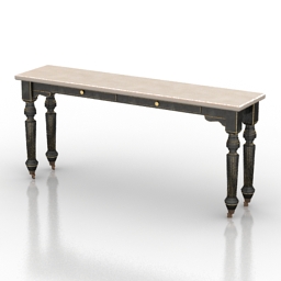 table lehome interiors keywest 3D Model Preview #2eec73a4