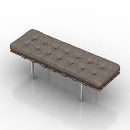 bench barcelona 3D Model Preview #078df60d