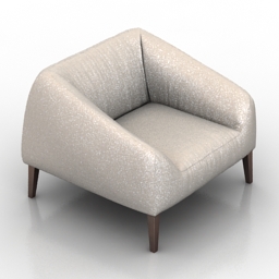3D Armchair preview