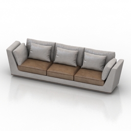 sofa 3 seat 3D Model Preview #0e3f867e