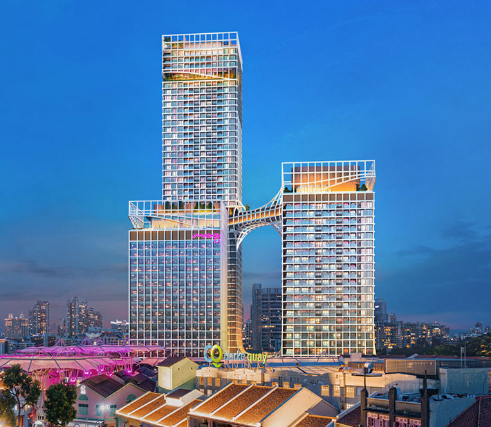 CanningHill Piers residential complex, Singapore