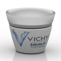 cream vichy 3D Model Preview #4b33a012