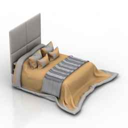 bed kelly hoppen 3D Model Preview #7f900e99