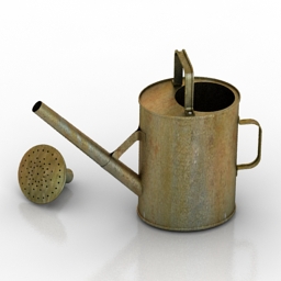 3D Watering can preview