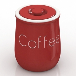 pot coffee 3D Model Preview #5f1a16aa