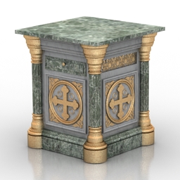 rack church utensils - eve 3D Model Preview #6e26ddb9