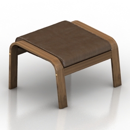 seat ikea poeng 3D Model Preview #0957e153