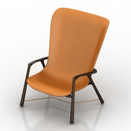 armchair extraordinary furniture silhouette chair 3D Model Preview #daa8e72b
