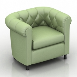 3D Armchair preview