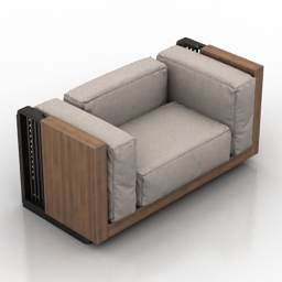 3D Armchair preview