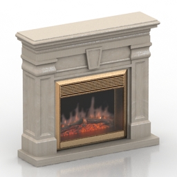3D Fireplace preview