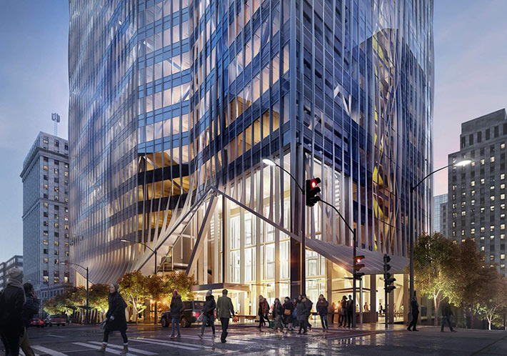 The Net office tower by NBBJ, Seattle, USA