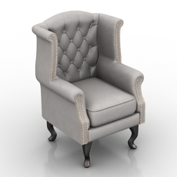 3D Armchair preview
