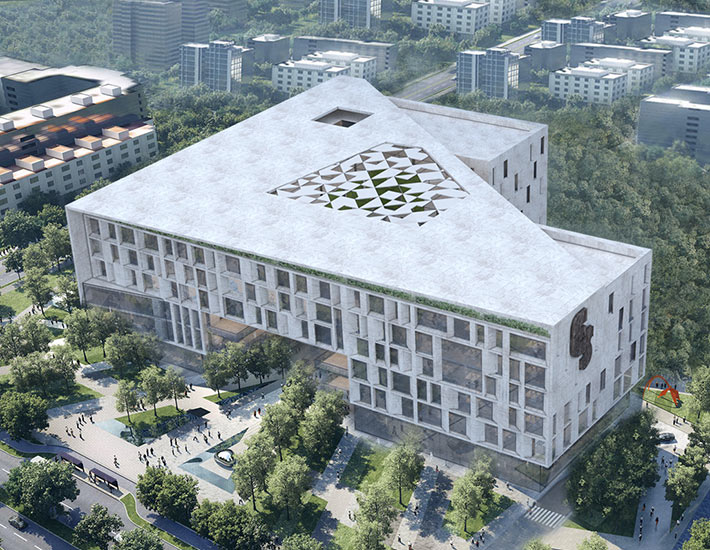 ES Net-Zero office building, New Cairo, Egypt