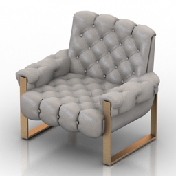 3D Armchair preview