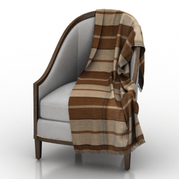 3D Armchair preview