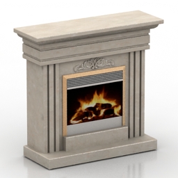 3D Fireplace preview