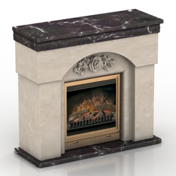3D Fireplace preview