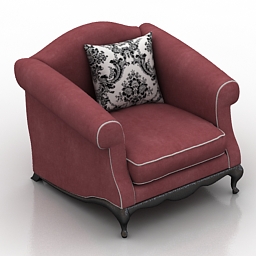 3D Armchair preview