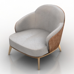 3D Armchair preview