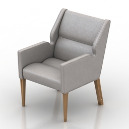 3D Armchair preview