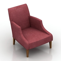 3D Armchair preview