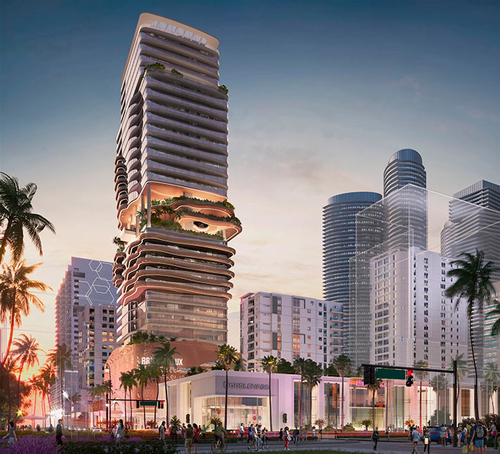 Brickell Lux tower by INK Architects, Miami, FL, USA