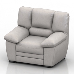 3D Armchair preview