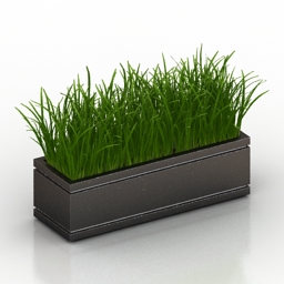 3D Flower pot preview