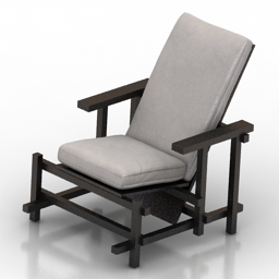 3D Armchair preview