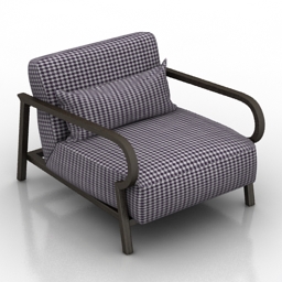 3D Armchair preview