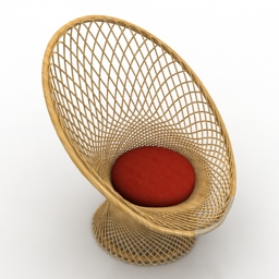 3D Armchair preview