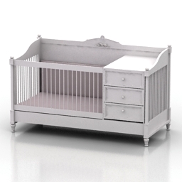 bed angel baby anb 3D Model Preview #0cdeb082