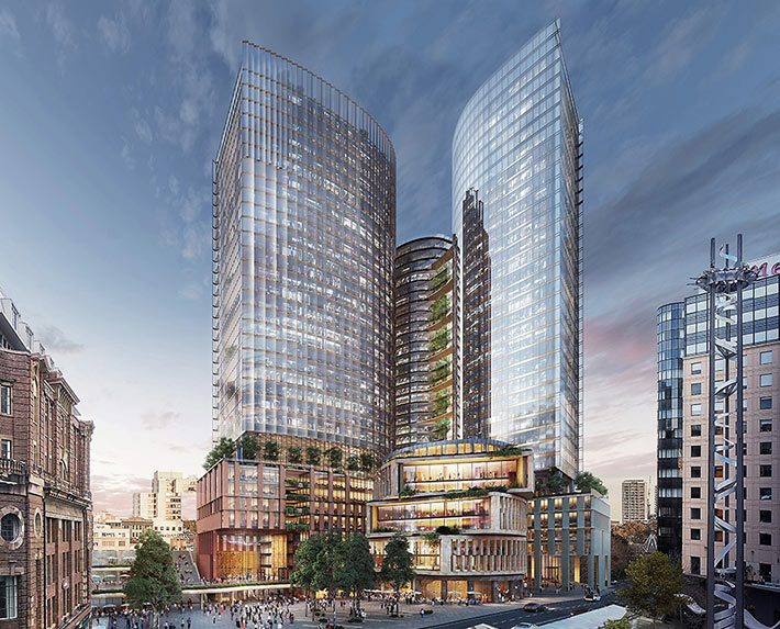 Central Place Sydney by SOM, Sydney, Australia