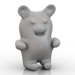 figurine bear 3D Model Preview #7a98100f