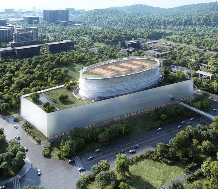 Longgang Pingdi Community Culture and Sports Center, Shenzhen, China