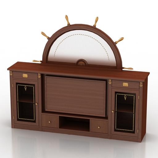Locker 3D model large preview