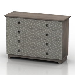 locker decor 3D Model Preview #651f701d