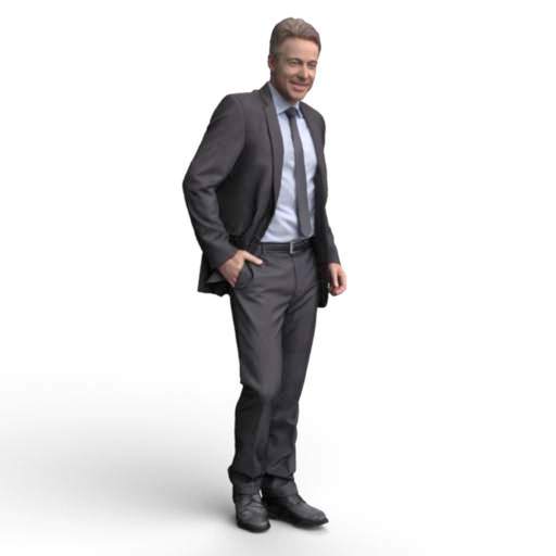 Man 3D model large preview