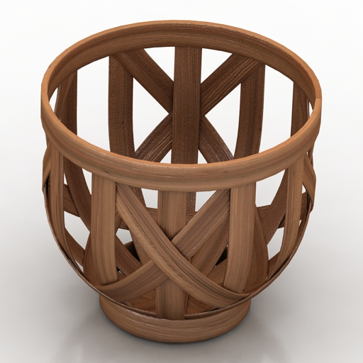 Basket 3D model large preview