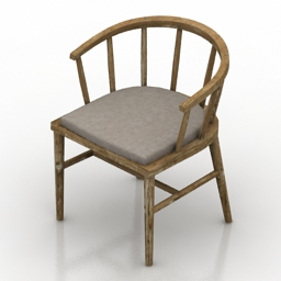 3D Armchair preview