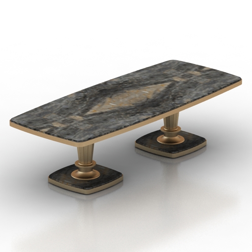 Table 3D model large preview