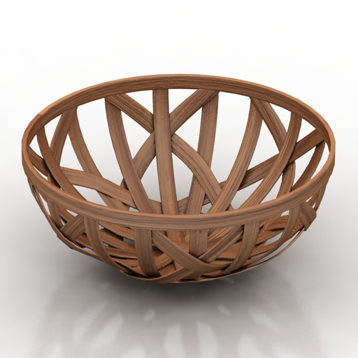 Basket 3D model large preview