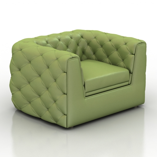 Armchair 3D model large preview